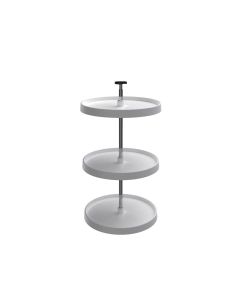 White Full Circle Lazy Susan Set