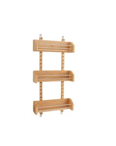 Cabinet Door Mount Adjustable Spice Rack