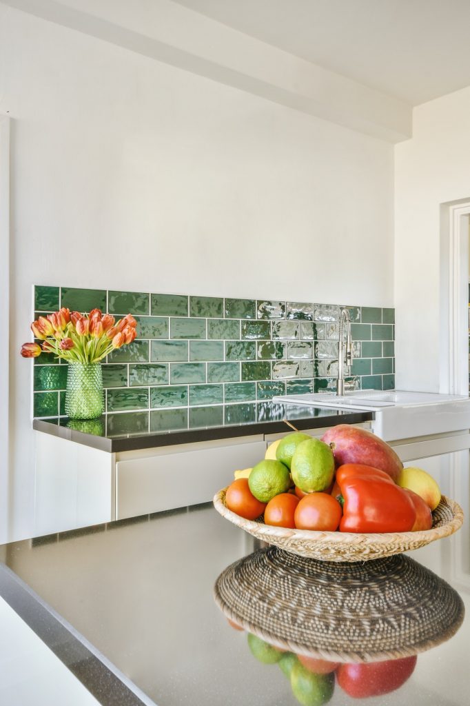 Light kitchen with contemporary furniture