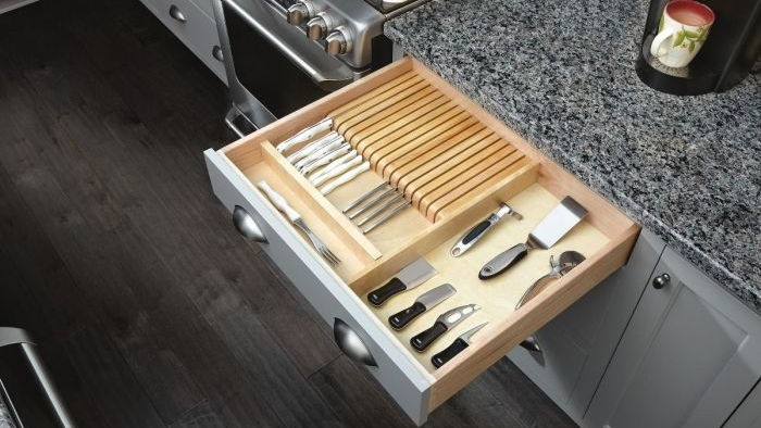 in drawer knife block